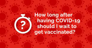 Vaccination after testing positive for COVID-19